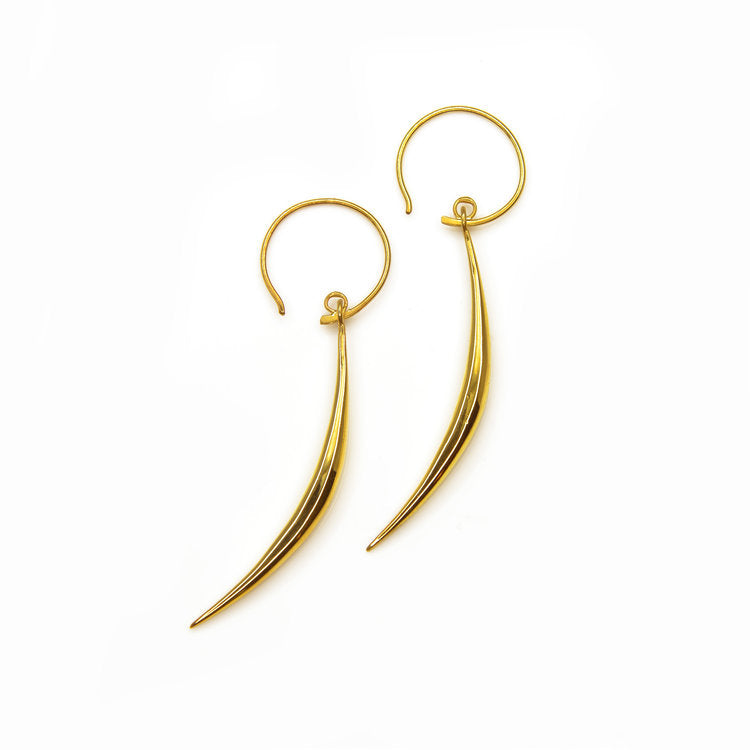 Tapered tusk earrings - Martine Jans Jewellery