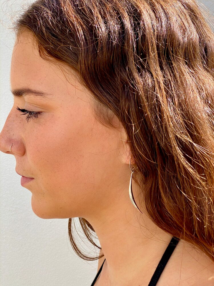 Tapered tusk earrings - Martine Jans Jewellery