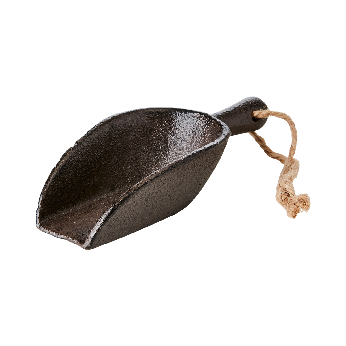 Kitchen grain/flour scoop black iron