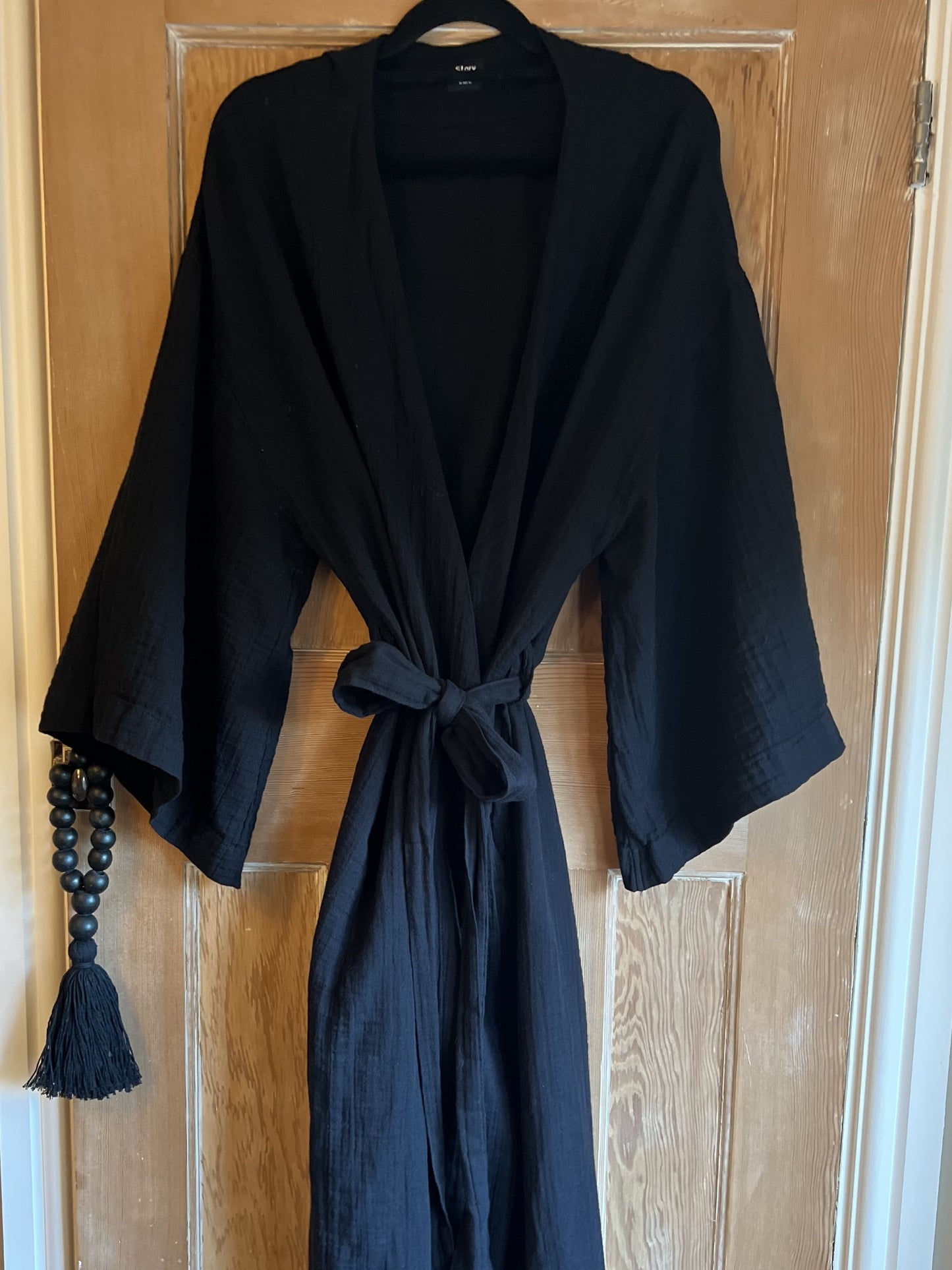 Loungewear - Beautiful kimono style lounge robe in cotton/ long