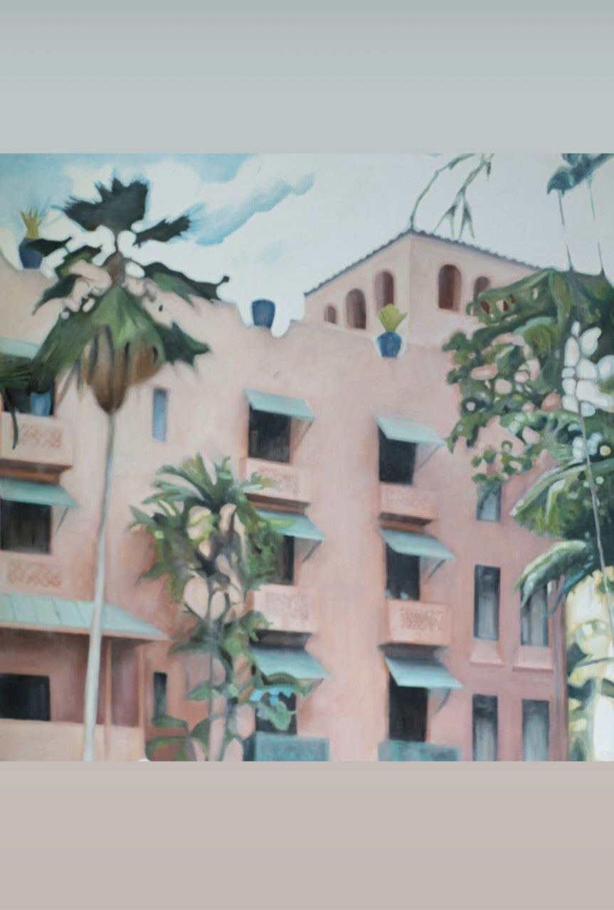 Tamsin Pearson Artist - Hawaii walk through Kap Park limited edition print