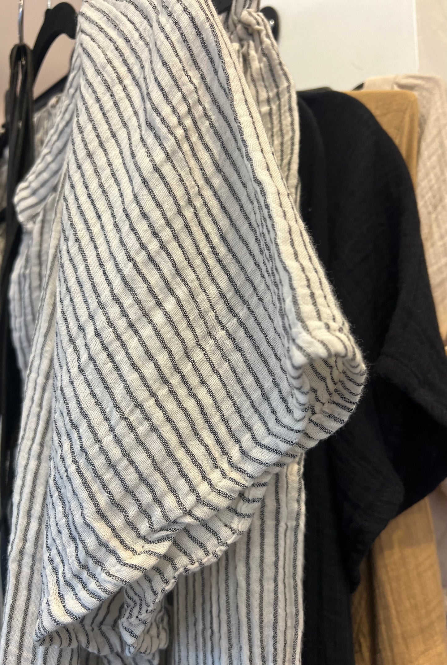Daywear or Loungewear  - Dress - cotton flutter sleeve dress
