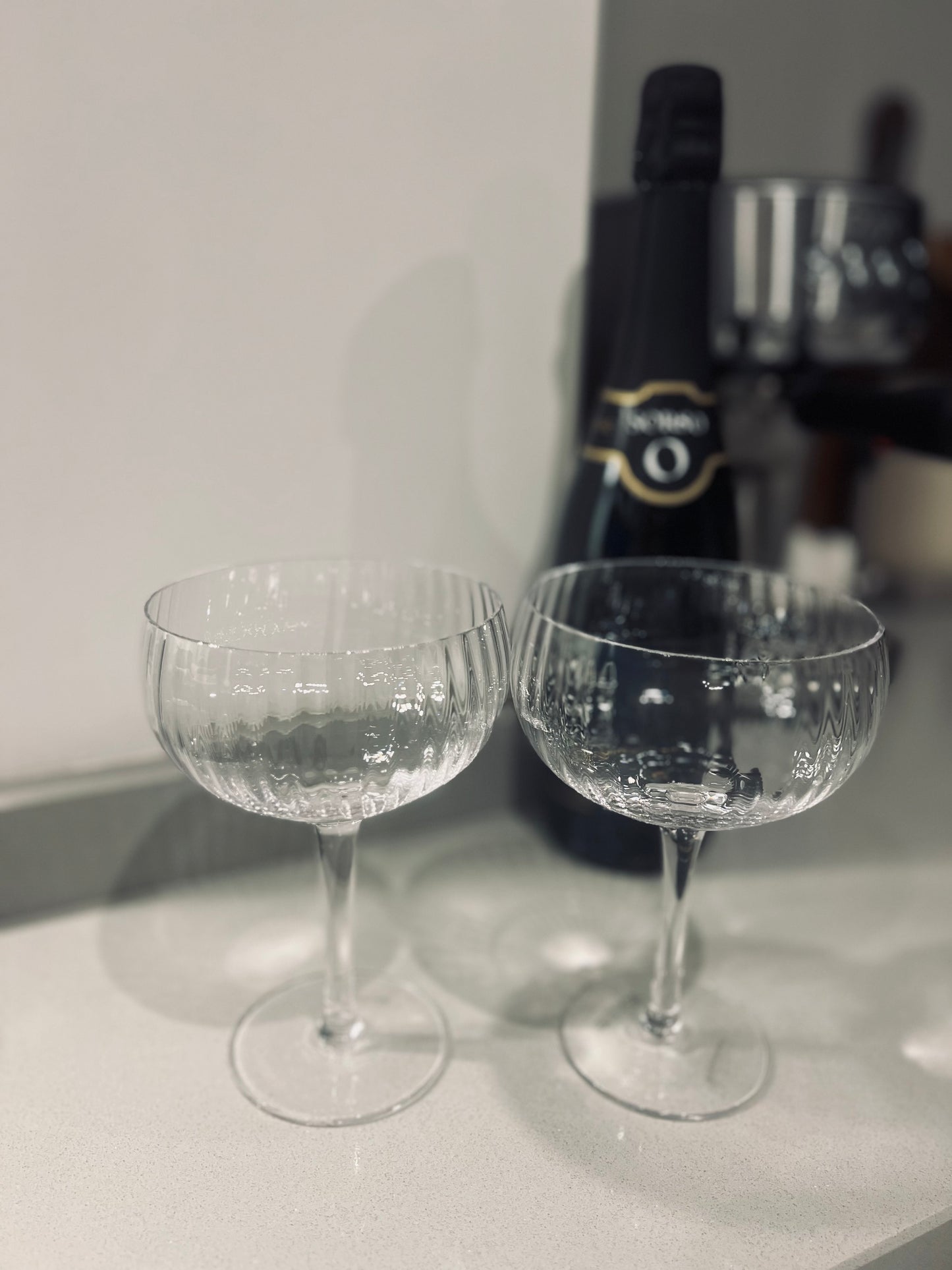 Champagne glass set of 2