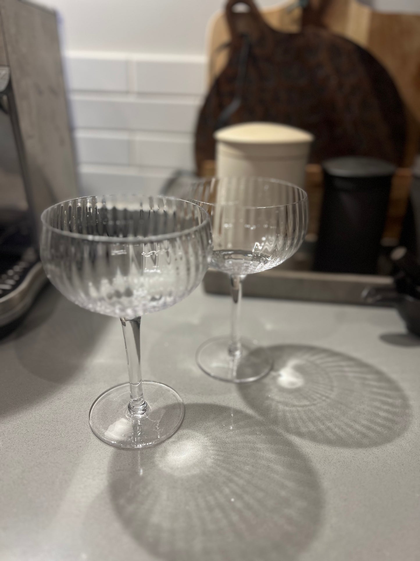 Champagne glass set of 2