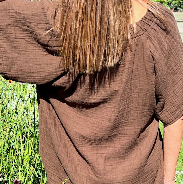 Loungewear -cotton -Story Lounge Box (Robe, Top, Long pants, Shorts) - neutrals